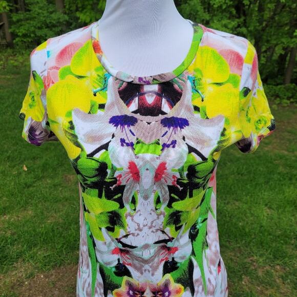 Prabal Gurung for Target Tropical Floral T-shirt Dress size S/P - Picture 3 of 10